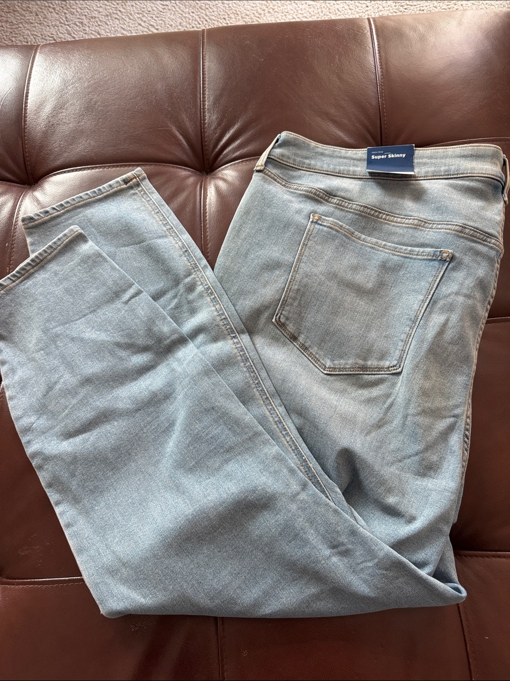 Old Navy Light Blue Super Skinny Men’s Jeans